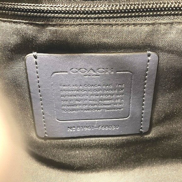 COACH Beckett F68030 Leather 2WAY Shoulder Bag Handbag Business Men's - Picture 5 of 9